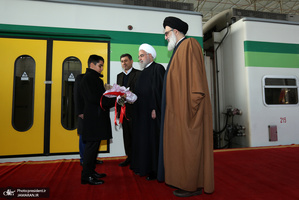 افتتاح مترو شهر جدید هشتگرد با حضور رئیس جمهور
