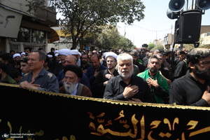 دسته عزاداری شهادت امام عسکری (ع) با حضور آیت‌الله العظمی وحید خراسانی