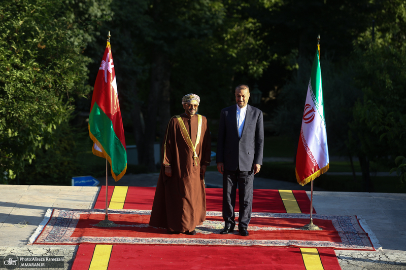 دیدار وزیر امور خارجه با همتای عمانی خود