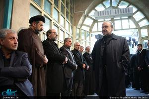 مراسم وداع با پیکر آیت الله هاشمی رفسنجانی(ره) در حسینیه جماران