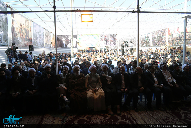 دومین روز سفر سید علی خمینی به استان خوزستان(آبادان و شلمچه)