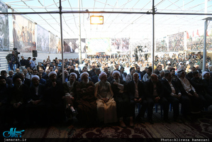 دومین روز سفر سید علی خمینی به استان خوزستان(آبادان و شلمچه)