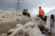 مسدود شدن راه ارتباطی ۹۰ روستای هشترود بر اثر بارش برف و کولاک