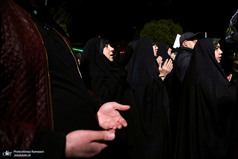 بیست و ششمین شب اجتماع پرشور مردمی در محله نیروی هوایی