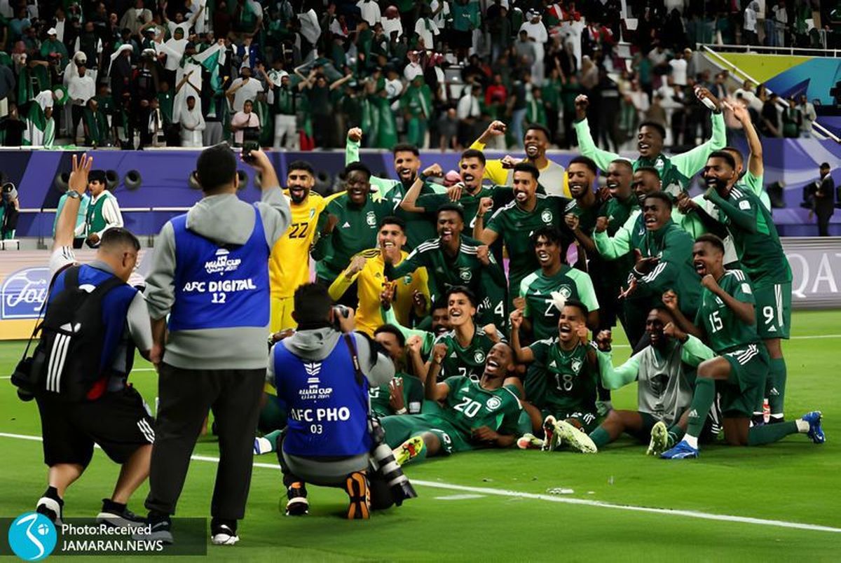 جنجالی ترین اتفاق داوری در جام ملت ها؛ گل عربستان رد و تایید شد!+ ویدیو