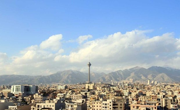کیفیت هوای تهران با شاخص 70 سالم است