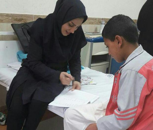 اقدام زیبا و تحسین برانگیز یک معلم در بویین زهرا