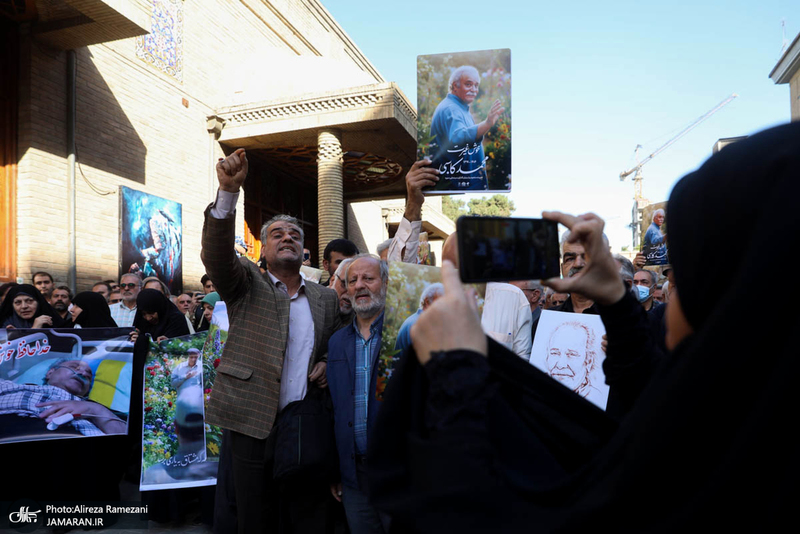 مراسم تشییع محمد کاسبی