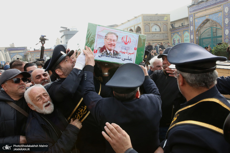 مراسم تشييع شهيد درياسالار علی شمخانی در امام زاده صالح (ع)