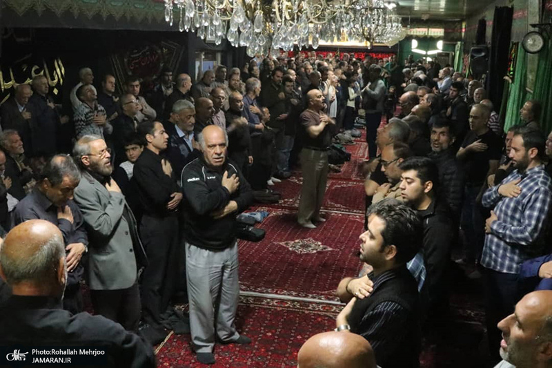 مراسم عزاداری شهادت حضرت امام حسن عسکری(ع) در حسینیه صنف فرش تهران