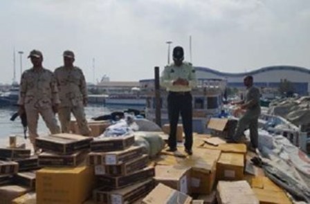 کشف 1400 میلیارد ریال کالای قاچاق در آبهای بوشهر در 6 ماه نخست امسال