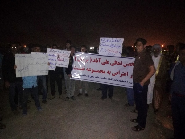 بازدید استاندار خوزستان از منطقه محروم علی آباد اهواز  اعتراض اهالی به بی توجهی نفت