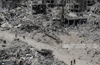 ویرانی عجیب در خان یونس غزه (1)