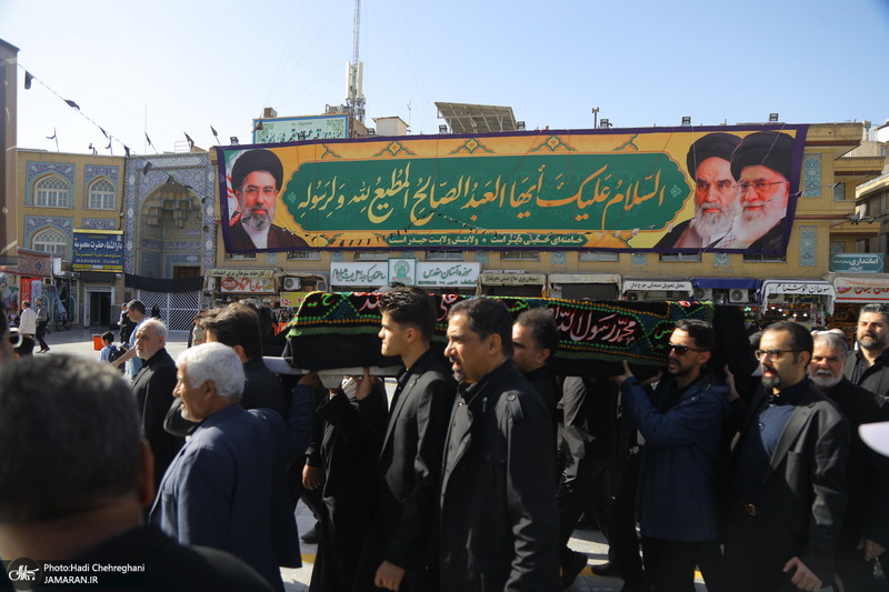 مراسم تشییع آیت الله موسوی تبریزی (ره)