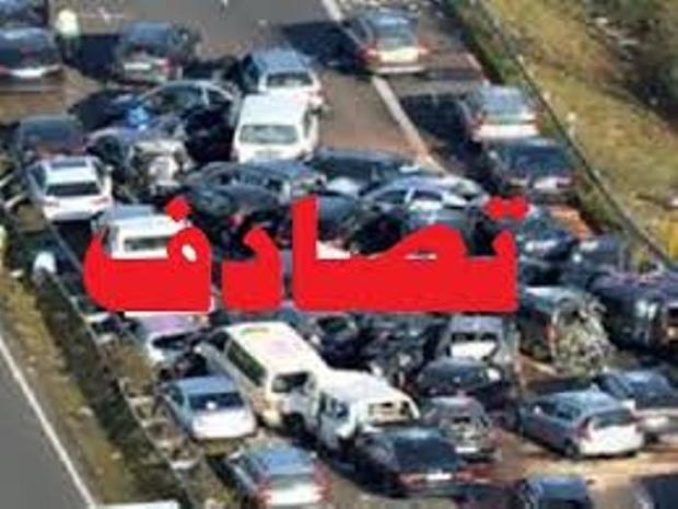 تصادف زنجیره ای در بزرگراه امام علی (ع) تهران با 10 مصدوم
