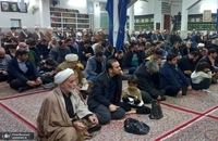 مراسم احیای شب بیست و سوم ماه رمضان در دفتر حضرت آیت الله العظمی صانعی + تصاویر