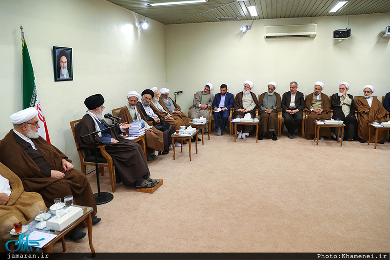 دیدار دست‌اندرکاران همایش نکوداشت حکیم آقاعلی مدرس زنوزی با رهبر معظم انقلاب