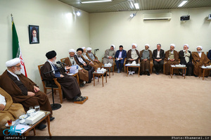 دیدار دست‌اندرکاران همایش نکوداشت حکیم آقاعلی مدرس زنوزی با رهبر معظم انقلاب