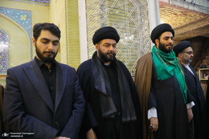 مراسم چهلمین روز درگذشت مرحوم آیت الله سید هادی سیستانی در قم‎