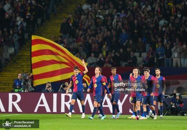 تثبیت صدرنشینی بارسا با تک گل اولمو