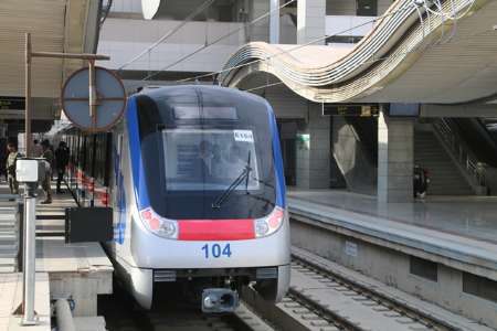 فاز سوم خط یک قطار شهری اصفهان بصورت آزمایشی راه اندازی شد