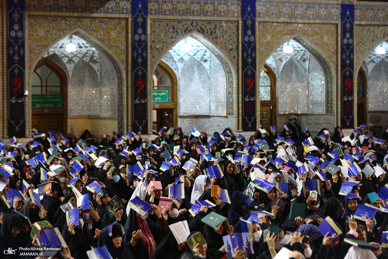 مراسم احیای شب بیست و سوم ماه رمضان در حرم مطهر امام رضا (ع)