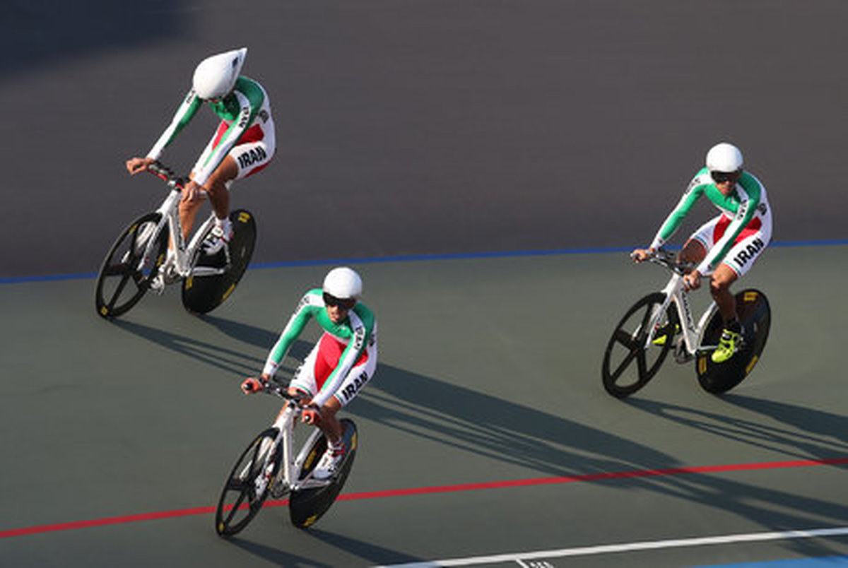 نقره آسیا برای تیم اسپرینت دوچرخه سواری ایران