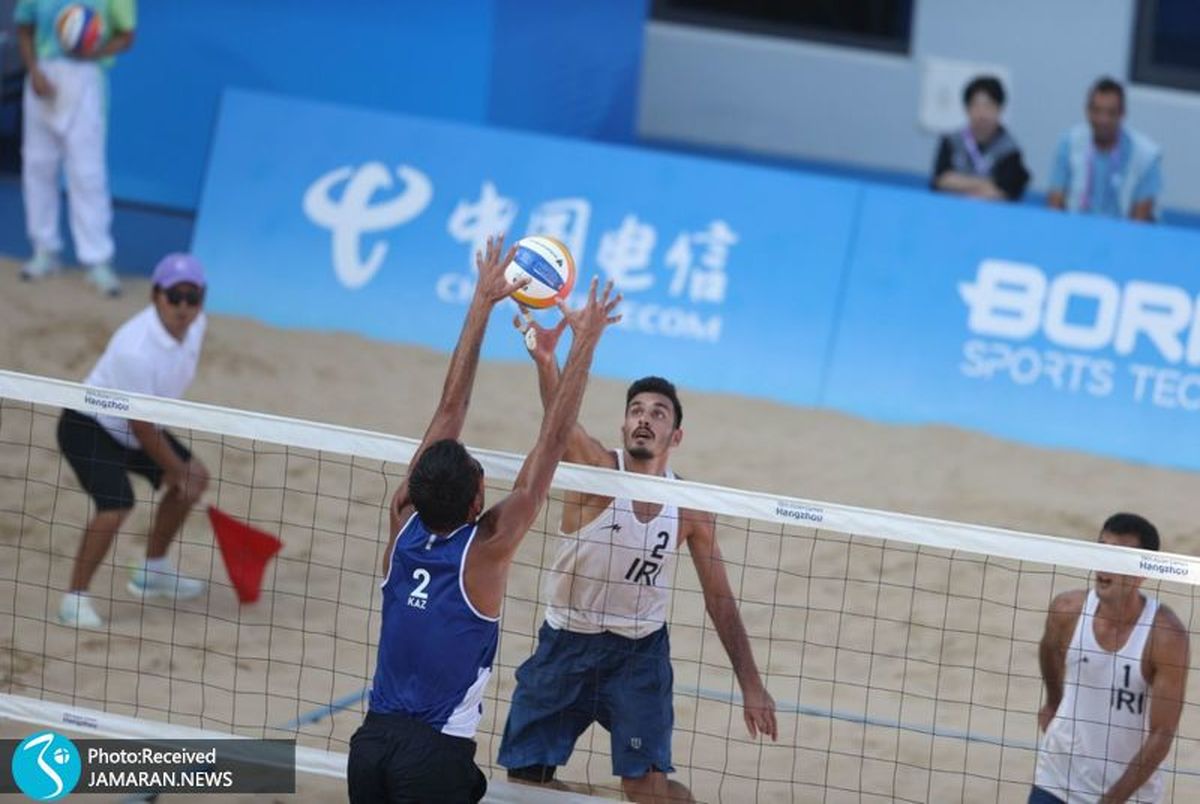 قهرمانی والیبال ساحلی ایران در تور آزاد آسیا