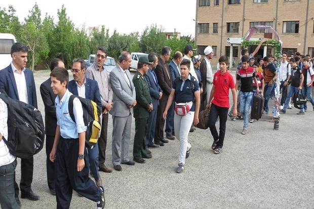 600 دانش اموز بوکانی به اردوی راهیان نور اعزام شدند