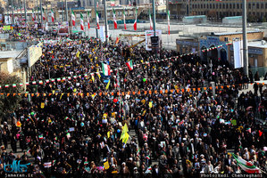 راهپیمایی باشکوه 22 بهمن در قم 