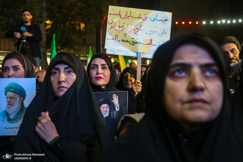 چهل و هشتمين اجتماع پرشور مردم در محله پيروزی