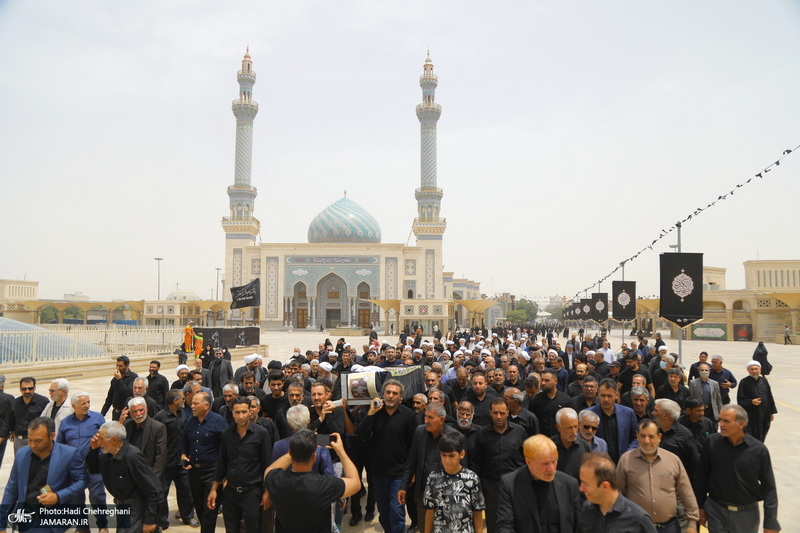 مراسم تشییع و خاکسپاری آیت الله حسن صانعی (ره) در قم