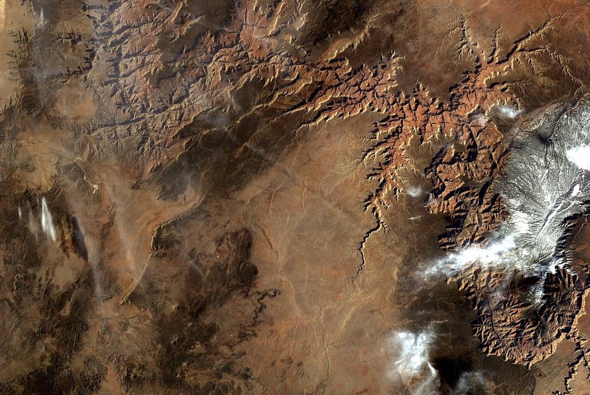 عکسی از زمین با دوربین ایستگاه فضایی