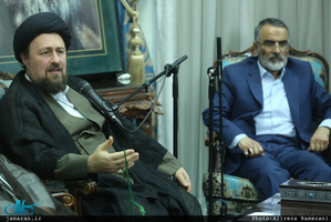 دیدار اعضای ستاد مرکزی بزرگداشت امام خمینی(س) با سید حسن خمینی