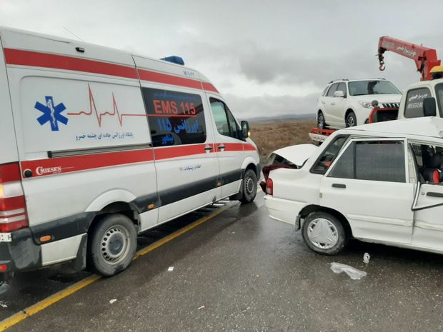 حادثه رانندگی در رومشگان یک کشته و ۶ مصدوم برجا گذاشت