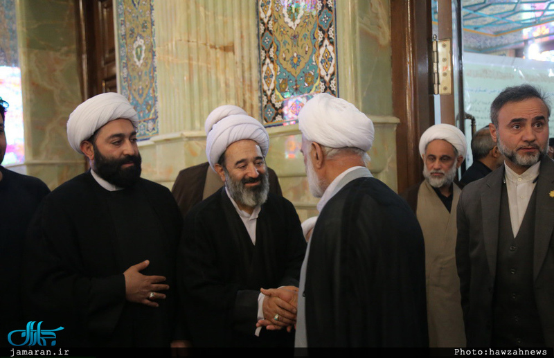 مراسم تشییع و تدفین آیت الله نصرالله شاه آبادی(ره) در قم 