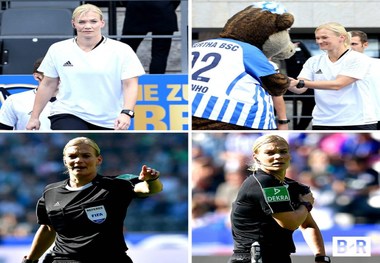 یک زن برای نخستین بار در تاریخ بوندس لیگا داور اول شد+ عکس