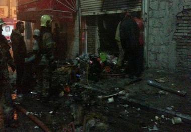 آتش سوزی انبارظروف پلاستیکی درمیدان شوش تهران یک مصدوم برجای گذاشت