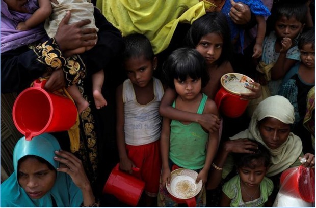 پناهندگان مسلمان میانمار از سوء تغذیه رنج می‌برند