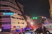 آتش‌سوزی جدید در تهران/ ساختمانی در خیابان ایرانشهر دچار حریق شد + عکس و فیلم