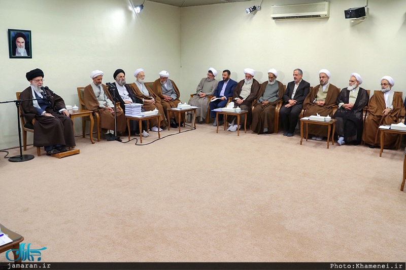 دیدار دست‌اندرکاران همایش نکوداشت حکیم آقاعلی مدرس زنوزی با رهبر معظم انقلاب