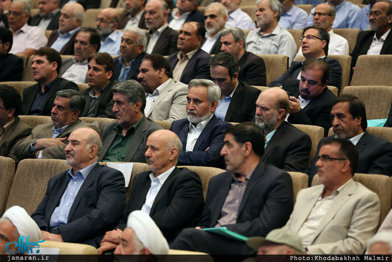 حضور سید حسن خمینی در نخستین کنگره حزب مجمع ایثارگران-1