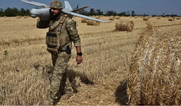 حمله هوایی گسترده اوکراین به روسیه 