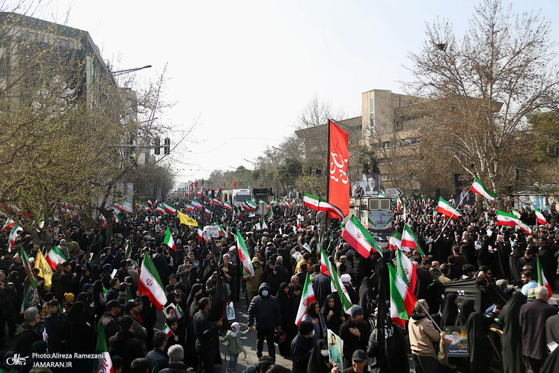 تشییع پیکرهای مطهر فرماندهان عالی‌رتبه نیروهای مسلح و جمعی از شهدای مردمی-2