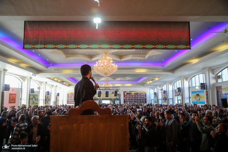 مراسم هفتمین روز شهادت سرلشگر پاسدار شهید مجید خادمی در روستای امیر حاجیلو - فسا