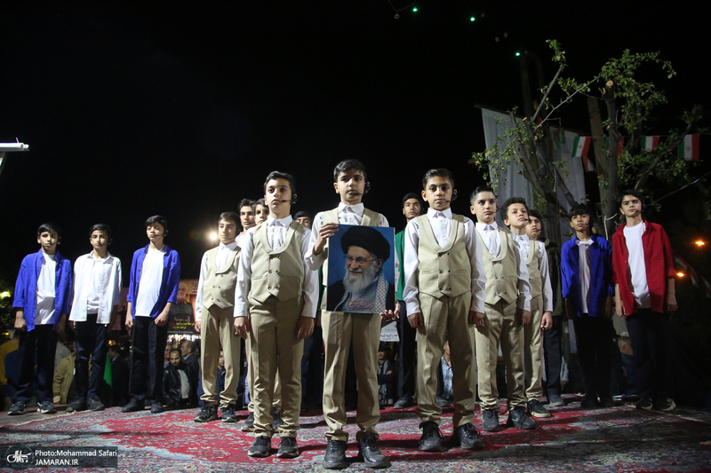 پنجاه و پنجمین شب اجتماع پر شور مردم در فسا