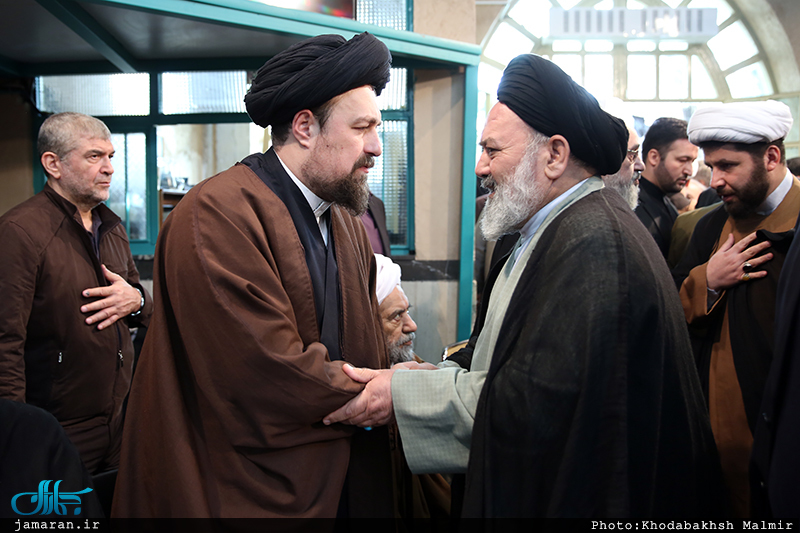 مراسم وداع با پیکر آیت الله هاشمی رفسنجانی(ره) در حسینیه جماران-10