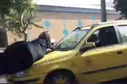 حرکت تکان دهنده یک راننده تاکسی در اصفهان