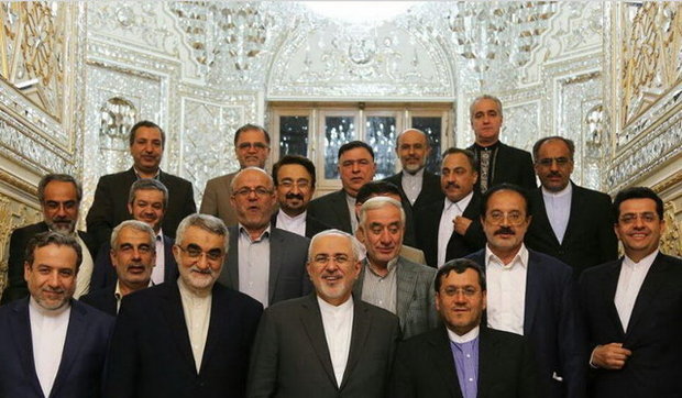 میزبانی ظریف از رئیس و اعضای کمیسیون امنیت ملی مجلس