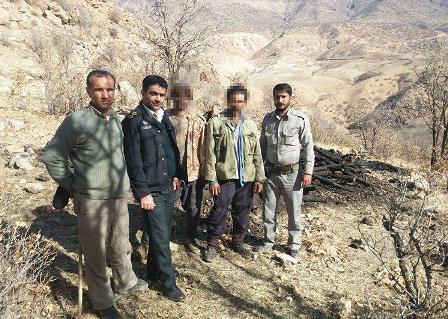 دستگیری متخلفان ایجاد کوره زغال در منطقه جنگلی «هلن» شهرستان کیار